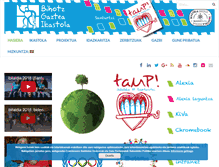 Tablet Screenshot of bihotzgazteaikastola.net